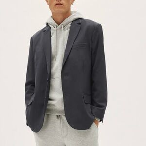 Everlane Men’s Italian Wool Blazer Suit Jacket in Charcoal Size 38